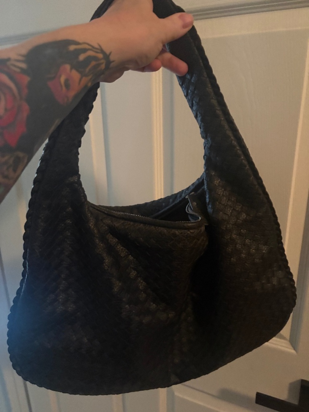 Black Vegan Leather Bag